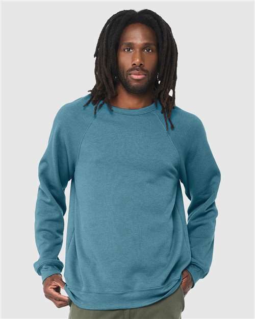 BELLA + CANVAS 3901 - Unisex Sponge Fleece Raglan Crewneck Sweatshirt BELLA + CANVAS