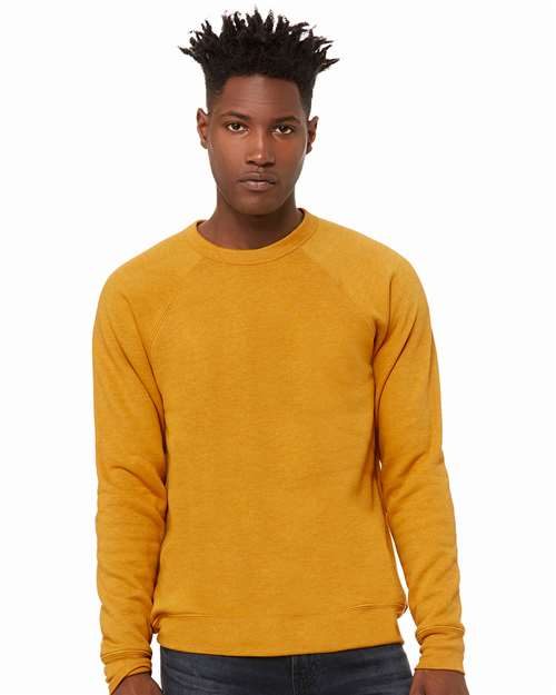 BELLA + CANVAS 3901 - Unisex Sponge Fleece Raglan Crewneck Sweatshirt BELLA + CANVAS