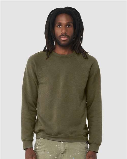 BELLA + CANVAS 3901 - Unisex Sponge Fleece Raglan Crewneck Sweatshirt BELLA + CANVAS