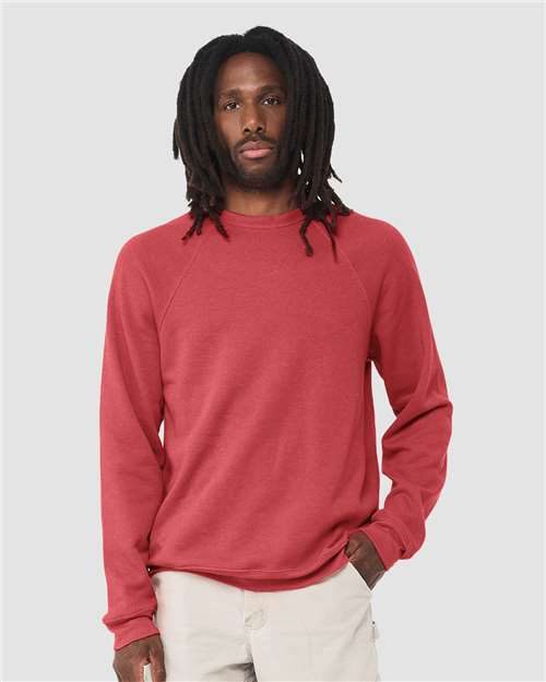 BELLA + CANVAS 3901 - Unisex Sponge Fleece Raglan Crewneck Sweatshirt BELLA + CANVAS