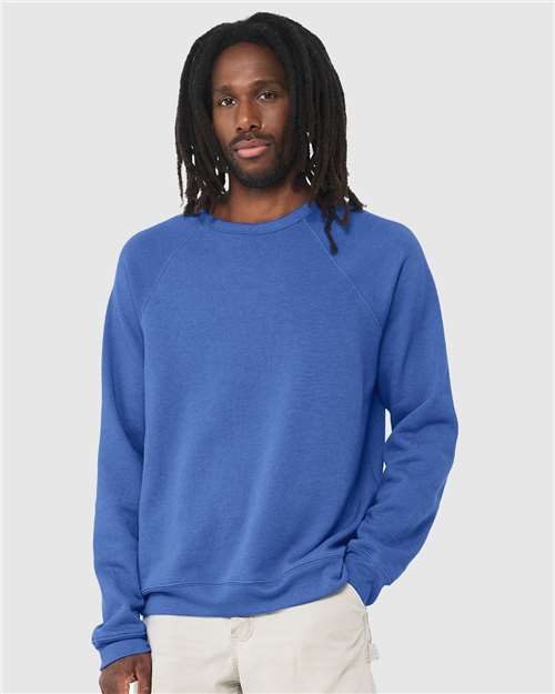 BELLA + CANVAS 3901 - Unisex Sponge Fleece Raglan Crewneck Sweatshirt BELLA + CANVAS