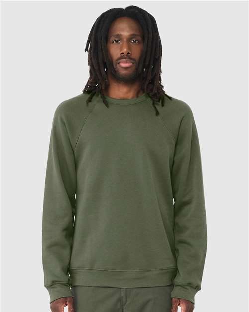 BELLA + CANVAS 3901 - Unisex Sponge Fleece Raglan Crewneck Sweatshirt BELLA + CANVAS