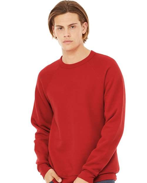 BELLA + CANVAS 3901 - Unisex Sponge Fleece Raglan Crewneck Sweatshirt BELLA + CANVAS