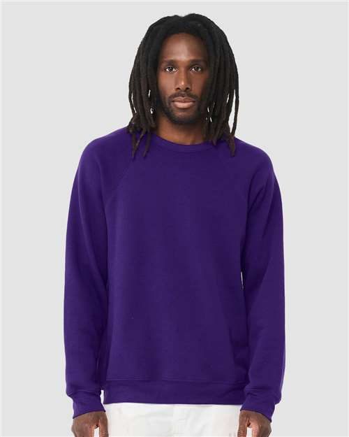 BELLA + CANVAS 3901 - Unisex Sponge Fleece Raglan Crewneck Sweatshirt BELLA + CANVAS