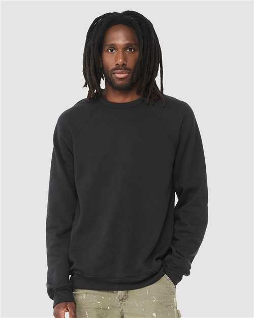 BELLA + CANVAS 3901 - Unisex Sponge Fleece Raglan Crewneck Sweatshirt BELLA + CANVAS