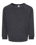 BELLA + CANVAS 3901T - Toddler Sponge Fleece Raglan Crewneck Sweatshirt