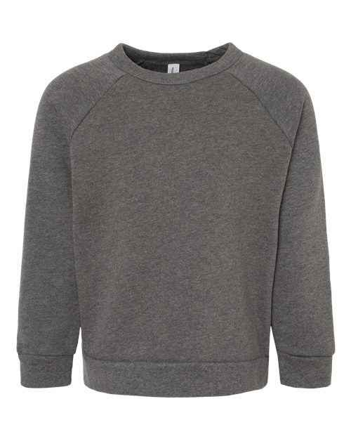 BELLA + CANVAS 3901T - Toddler Sponge Fleece Raglan Crewneck Sweatshirt