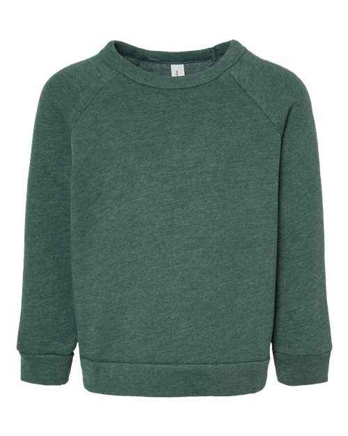 BELLA + CANVAS 3901T - Toddler Sponge Fleece Raglan Crewneck Sweatshirt