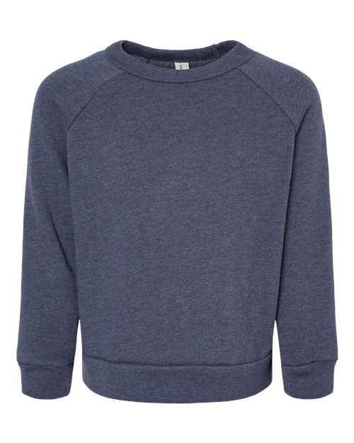 BELLA + CANVAS 3901T - Toddler Sponge Fleece Raglan Crewneck Sweatshirt