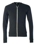 BELLA + CANVAS 3939 - Unisex Triblend Lightweight Full-Zip Hooded Long Sleeve Tee