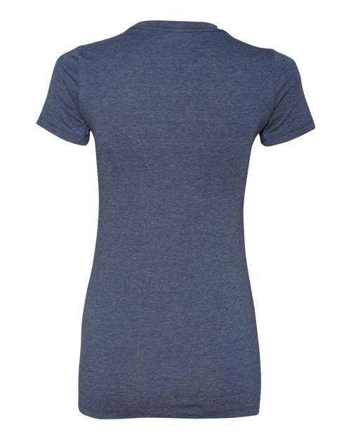 BELLA + CANVAS 6004 - Women's Slim Fit Tee - Heather Navy