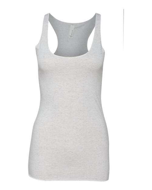 BELLA + CANVAS 8430 - Women's Triblend Racerback Tank - White Fleck Triblend