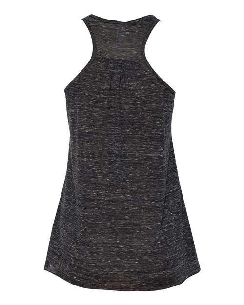 BELLA + CANVAS 8800 - Women's Flowy Racerback Tank - Black Marble
