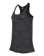 BELLA + CANVAS 8800 - Women's Flowy Racerback Tank - Black Marble
