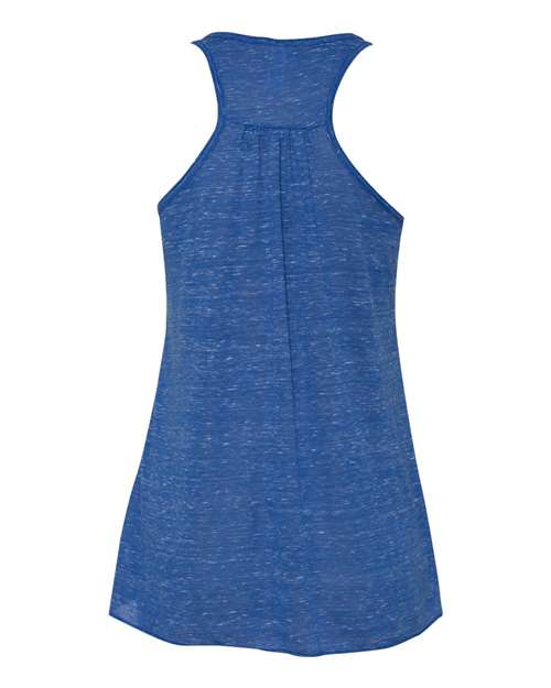 BELLA + CANVAS 8800 - Women's Flowy Racerback Tank - True Royal Marble