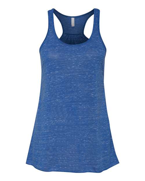 BELLA + CANVAS 8800 - Women's Flowy Racerback Tank - True Royal Marble