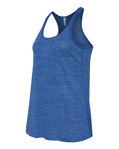 BELLA + CANVAS 8800 - Women's Flowy Racerback Tank - True Royal Marble