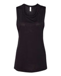 BELLA + CANVAS 8803 - Women's Flowy Scoop Muscle Tank - Black