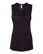 BELLA + CANVAS 8803 - Women's Flowy Scoop Muscle Tank - Black