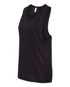 BELLA + CANVAS 8803 - Women's Flowy Scoop Muscle Tank - Black