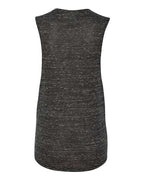 BELLA + CANVAS 8803 - Women's Flowy Scoop Muscle Tank - Black Marble