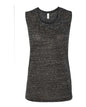BELLA + CANVAS 8803 - Women's Flowy Scoop Muscle Tank - Black Marble