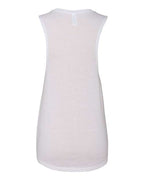 BELLA + CANVAS 8803 - Women's Flowy Scoop Muscle Tank - White