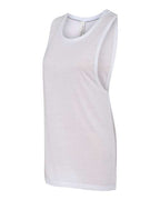 BELLA + CANVAS 8803 - Women's Flowy Scoop Muscle Tank - White