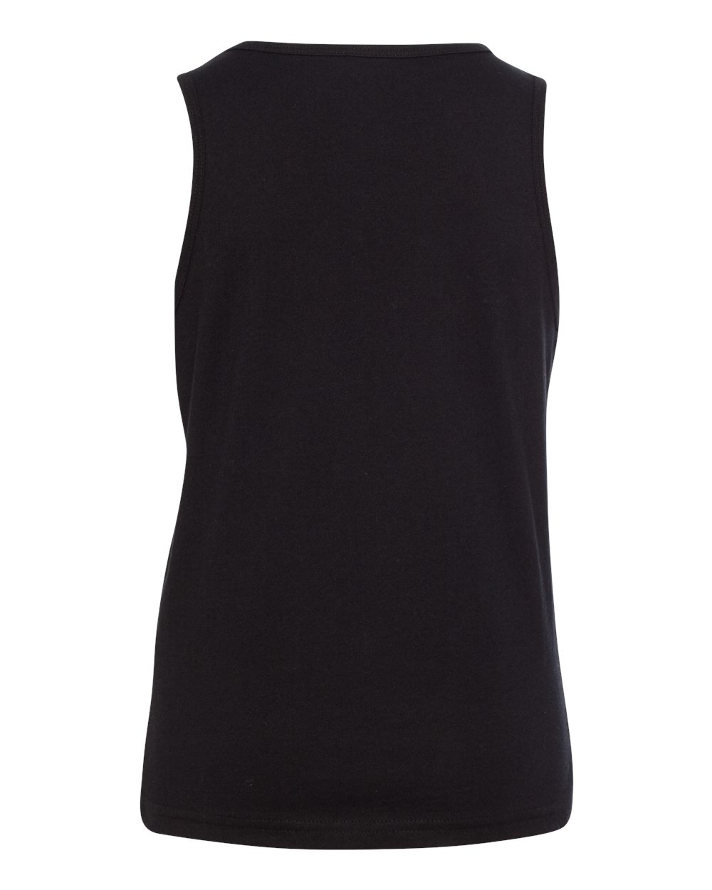 BELLA + CANVAS 3480Y — Youth Jersey Tank — Black (flat)