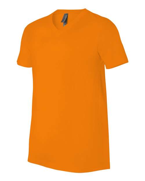 BELLA + CANVAS 3005 - Unisex Jersey V-Neck Tee - Orange