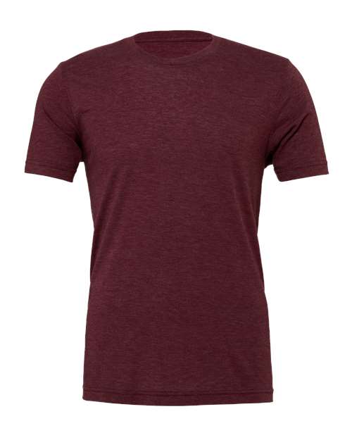 BELLA + CANVAS 3413 - Triblend Tee - Maroon Triblend
