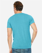 BELLA + CANVAS 3415 - Unisex Triblend V-Neck Tee - Aqua Triblend
