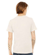 BELLA + CANVAS 3415 - Unisex Triblend V-Neck Tee - Oatmeal Triblend