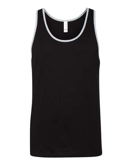 BELLA + CANVAS 3480 - Jersey Tank - Black/ Athletic Heather