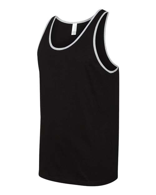 BELLA + CANVAS 3480 - Jersey Tank - Black/ Athletic Heather