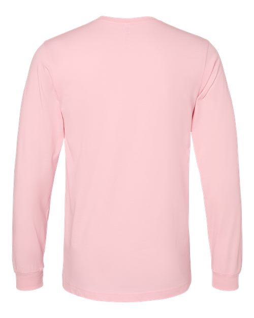 BELLA + CANVAS 3501 - Unisex Jersey Long Sleeve Tee - Pink