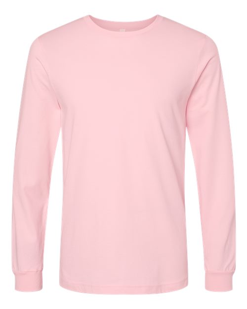 BELLA + CANVAS 3501 - Unisex Jersey Long Sleeve Tee - Pink