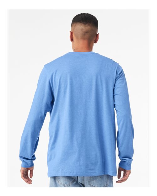 BELLA + CANVAS 3501 - Unisex Jersey Long Sleeve Tee - Carolina Blue