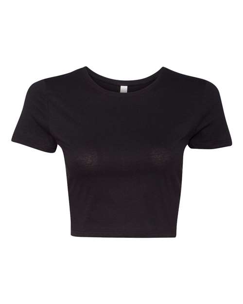BELLA + CANVAS 6681 — Women’s Crop Tee - Black