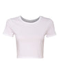 BELLA + CANVAS 6681 — Women’s Crop Tee — White