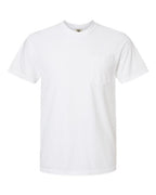 Comfort Colors 6030 - Unisex Garment-Dyed Heavyweight Pocket T-Shirt - White
