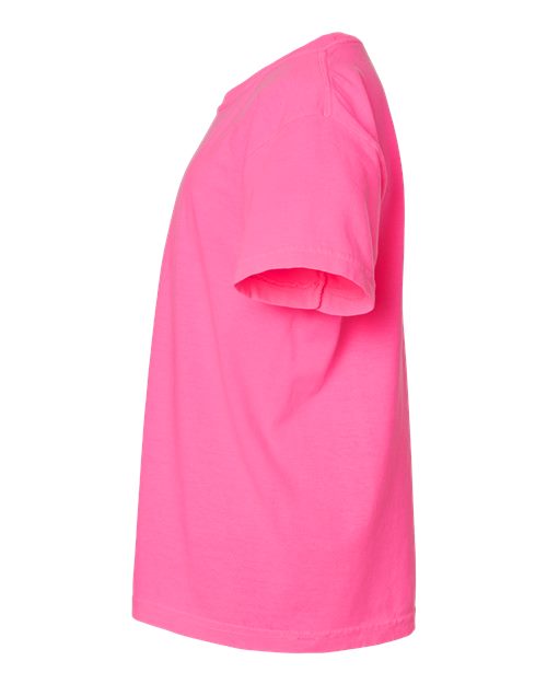 Comfort Colors 9018 - Youth Garment-Dyed Heavyweight T-Shirt - Neon Pink