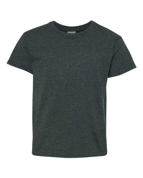 Gildan 5000B - Youth Heavy CottonTM T-Shirt - Dark Heather