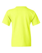 Gildan 5000B - Youth Heavy CottonTM T-Shirt - Safety Green