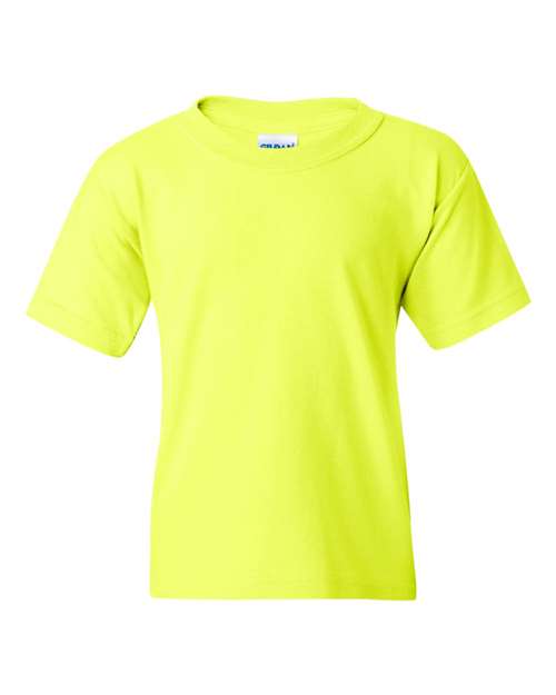 Gildan 5000B - Youth Heavy CottonTM T-Shirt - Safety Green