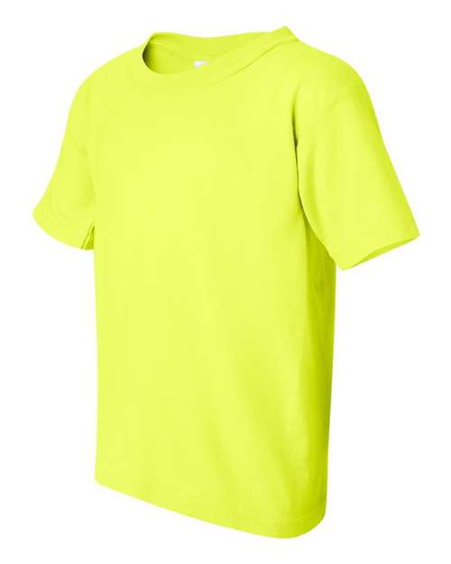 Gildan 5000B - Youth Heavy CottonTM T-Shirt - Safety Green