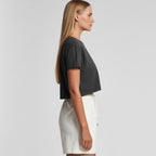 AS Colour 4062F - Wo's Faded Crop Tee