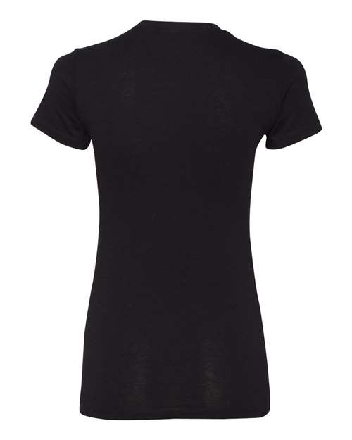 BELLA + CANVAS 6004 - Women's Slim Fit Tee - Solid Black Blend