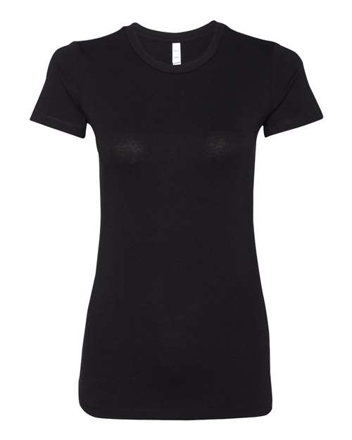 BELLA + CANVAS 6004 - Women's Slim Fit Tee - Solid Black Blend
