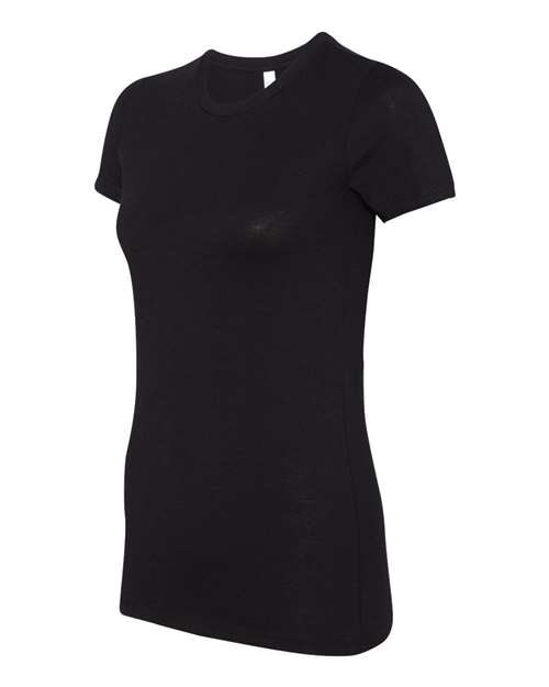 BELLA + CANVAS 6004 - Women's Slim Fit Tee - Solid Black Blend